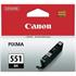Canon Clı-551Xl Bk Black Siyah Yüksek Kapasiteli Mürekkep Kartuş Ip7250 Mx925