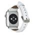 Apple Watch Uyumlu Deri Kordon 38-40-41Mm Slim F3 Beyaz