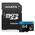Adata 64Gb Premier Microsdxc Card With Adapter Uhs-I Class10 V10 Hafıza Kartı