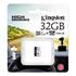 Kingston Sdce-32Gb 32Gb Microsdhc Endurance 95R-30W C10 A1 Uhs-I Card Only Hafıza Kartı